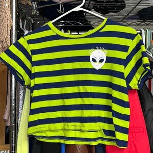 Alien Cropped Tee
